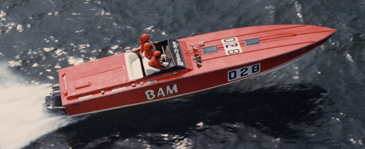 BAM Cigarette race boat